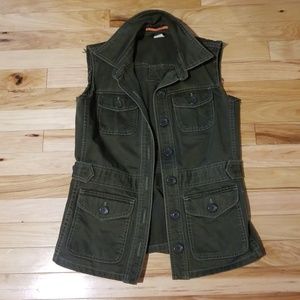 Green J Crew vest